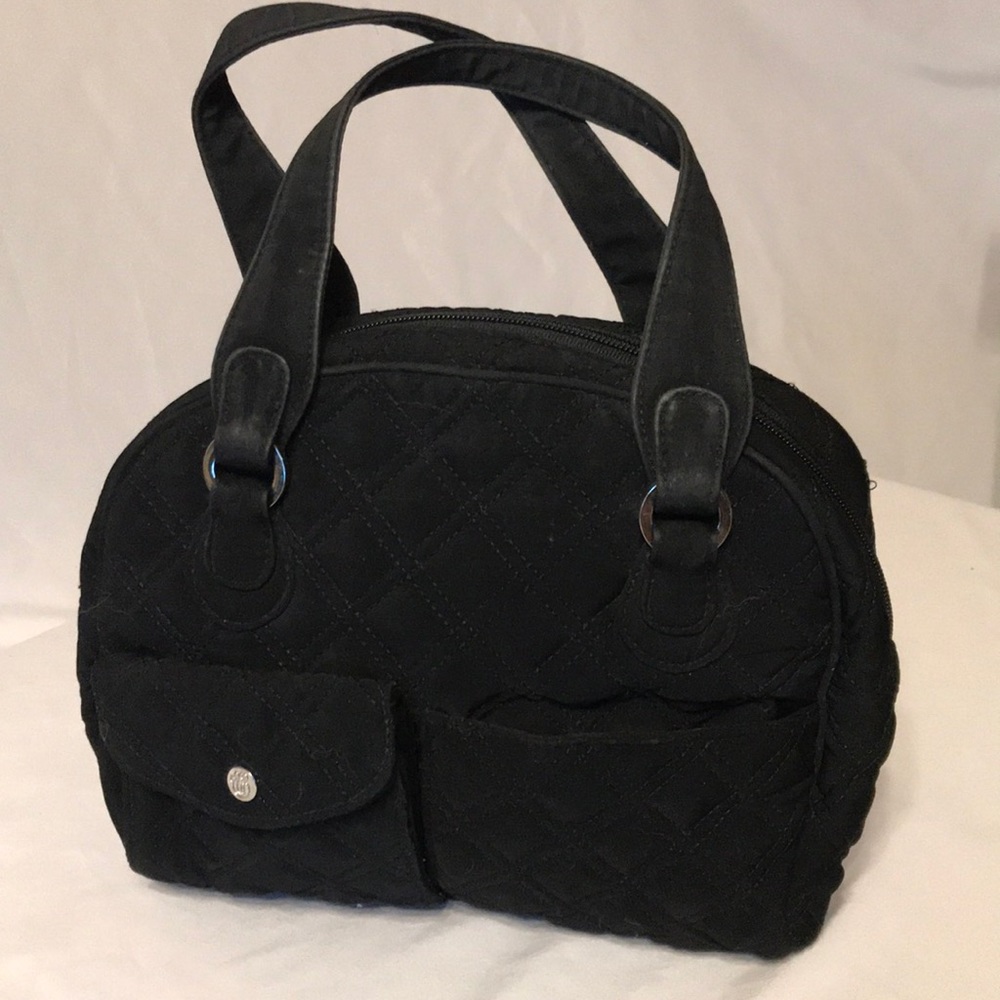 Vera Bradley Black Quilted Handbag
